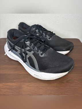 Asics Gel Kayano 30 Shoes Men's 8.5 Black Running Athletic Distance Gym Sneakers